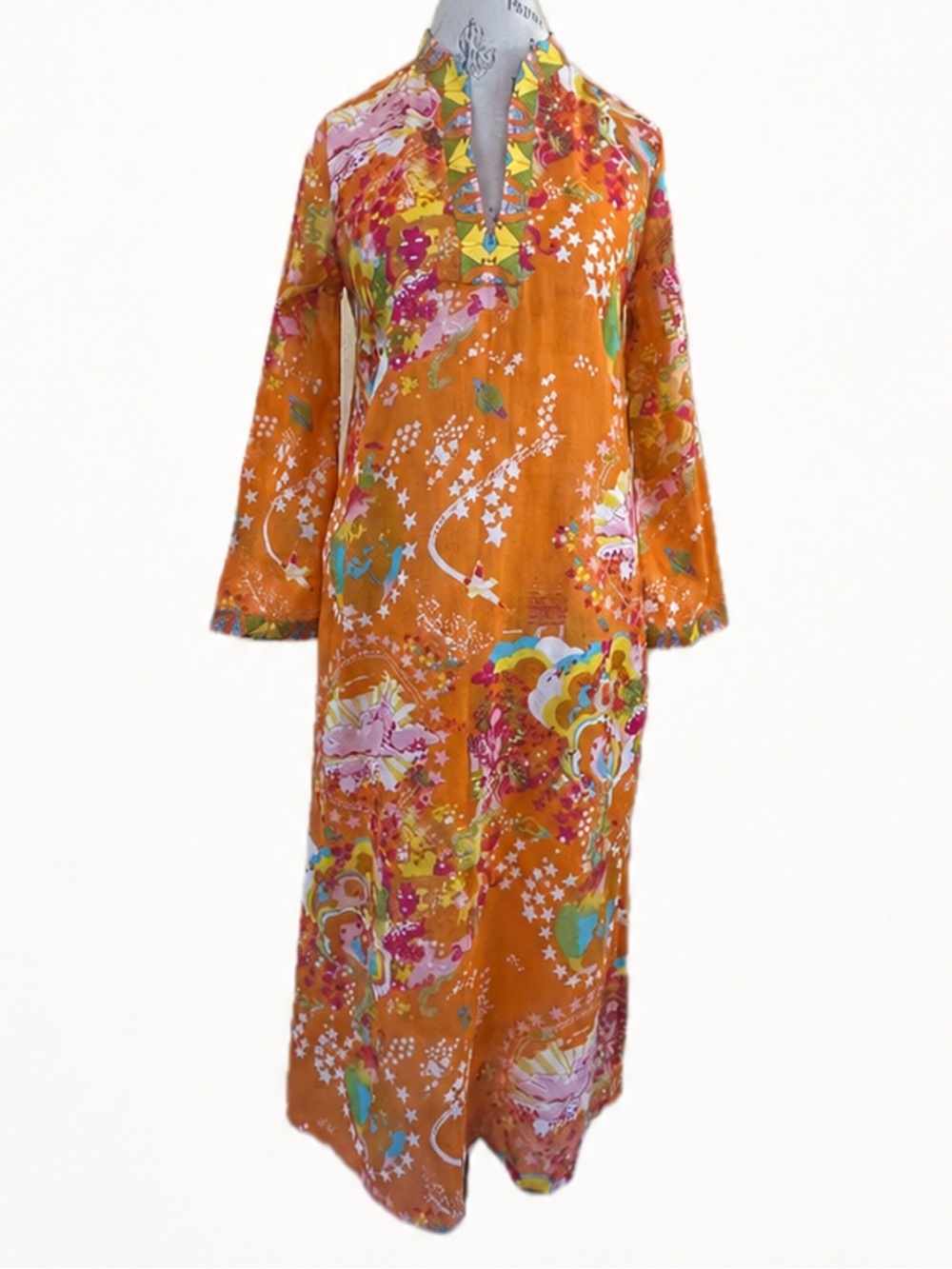 Emporio Sirenuse Positano Giada Long Caftan Caliph’s Dream IT 40/ Small NWT!